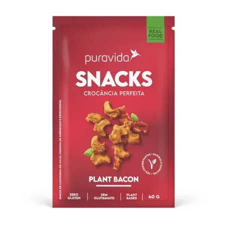 Snack Plant Bacon Puravida 40g