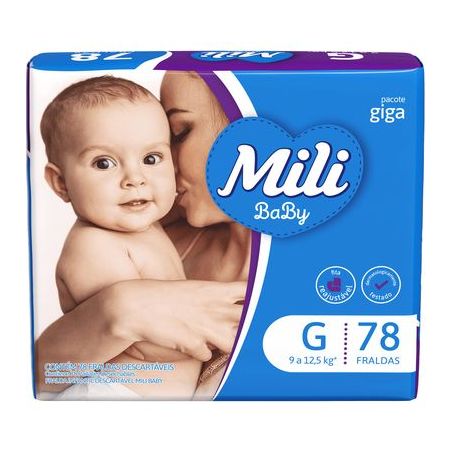 Fralda Mili Baby Giga G C/78 1322