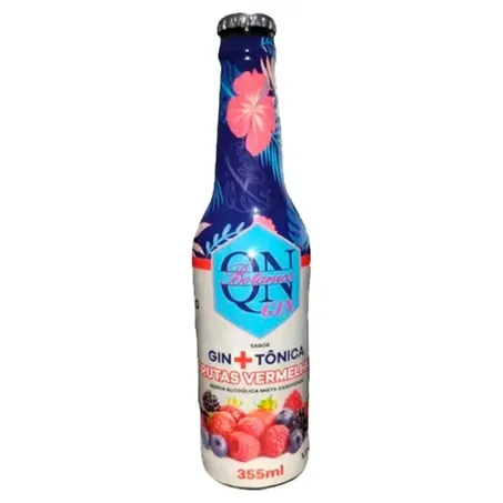 Gin Tônica Qn Frutas Vermelhas 355ml