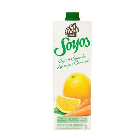 SUCO SUFRESH SOJA LARANJA TP 1L