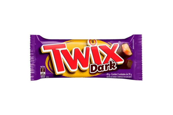 Quartetto Supermercados - Choc Barra Twix Rech Dark 40g