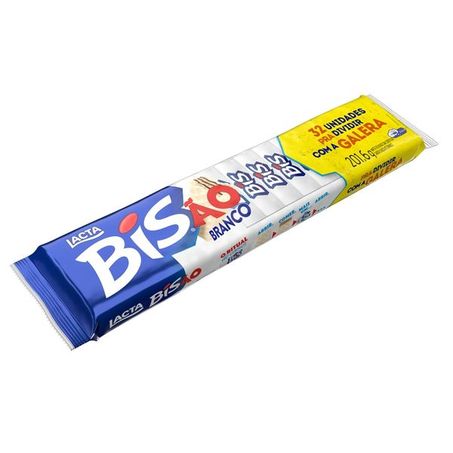 Chocolate bis branco lacta 201.6g c/32