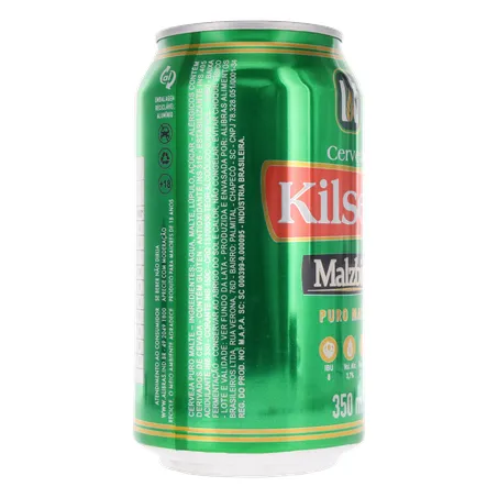 CERVEJA KILSEN MALZBIER PURO MALTE LATA 350ML 360-30