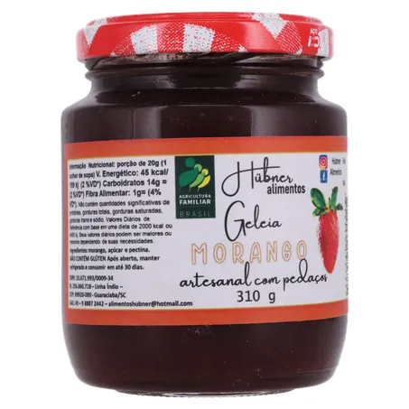 Geleia hubner morango 310g 360-34