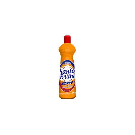 Limpador santo brilho multiuso laranja 500ml