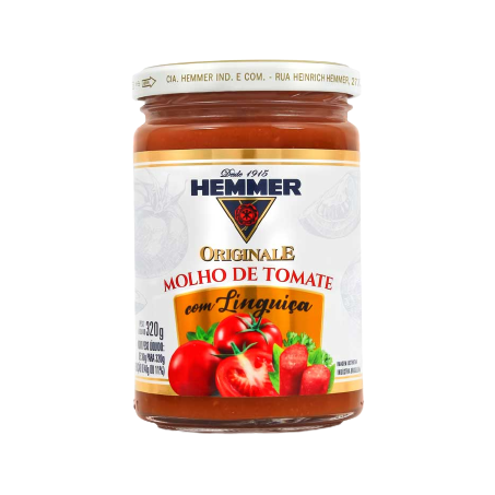 MOLHO DE TOMATE COM LINGUIÇA HEMMER ORIGINALE