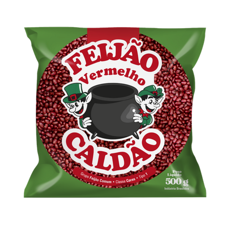 Feijão vermelho caldão pacote 500g