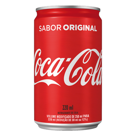 Refrigerante coca-cola lata 220ml