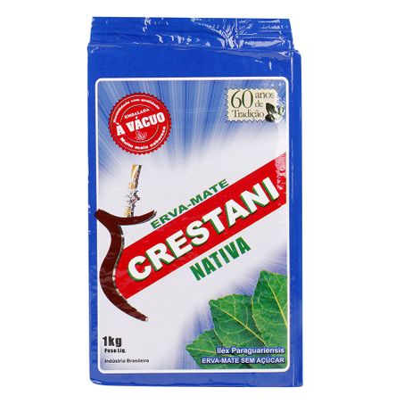 ERVA MATE CRESTANI 100% NATIVA VÁCUO 1KG