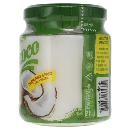 ÓLEO DE COCO DUCOCO EXTRA VIRGEM VIDRO 200ML 360-7