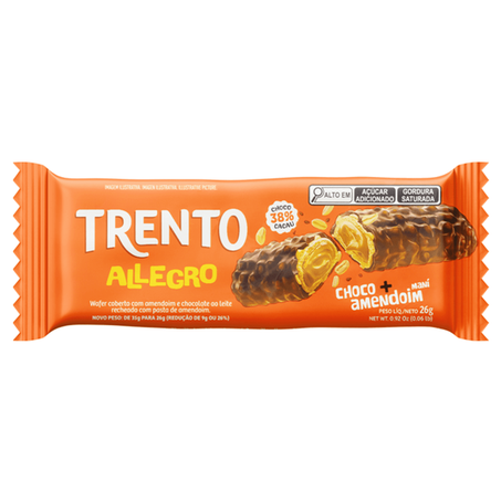 Wafer trentoamendoim 25g