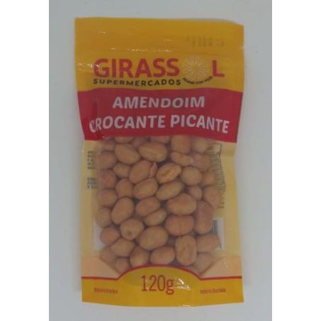 AMENDOIM GIRASSOL CROCANTE PICANTE 120G