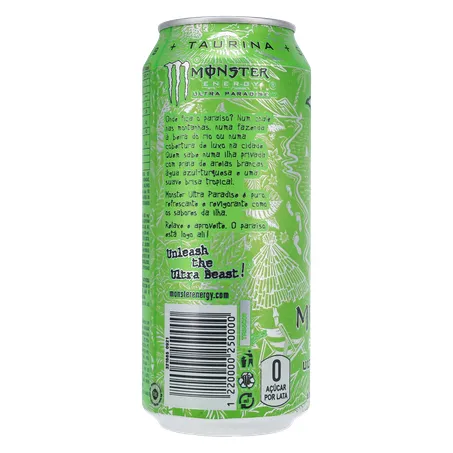 Energético Monster Ultra Paradise Lata 473ml 
  360-24