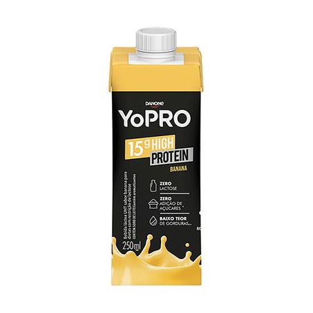 Beb lac uht danone yopro 15g prot. banan