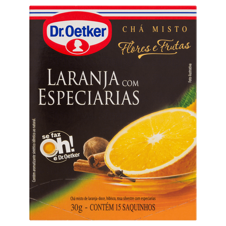 CHÁ DR. OETKER LARANJA COM ESPECIARIAS 30G