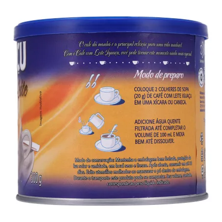 MISTURA CAFÉ C/LEITE IGUAÇU 300G 360-1