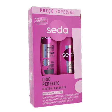 Shampoo Seda 300ml + Condicionador Liso Perfeito 190ml 360-34
