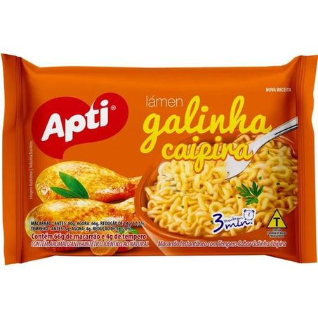 Massa inst. apti 70gr galinha caipira