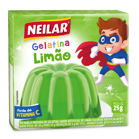 GELATINA NEILAR LIMÃO 20G