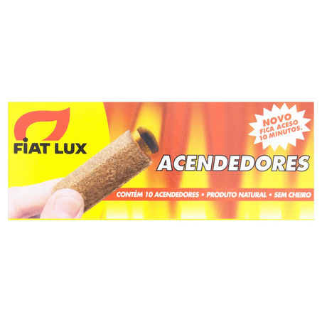 Acendedor Fiat Lux Bastão - Com 10 Acendedores