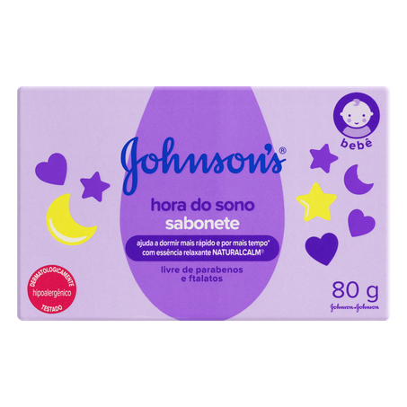 Sabonete johnson's baby hora do sono caixa 80g