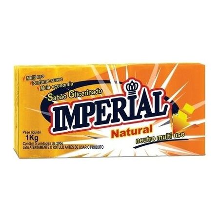 Sabao imperial 5x200gr glicerinado natur