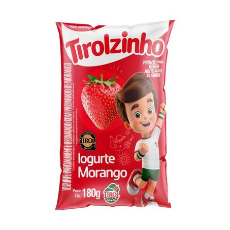 Iogurte morango tirolzinho 180g