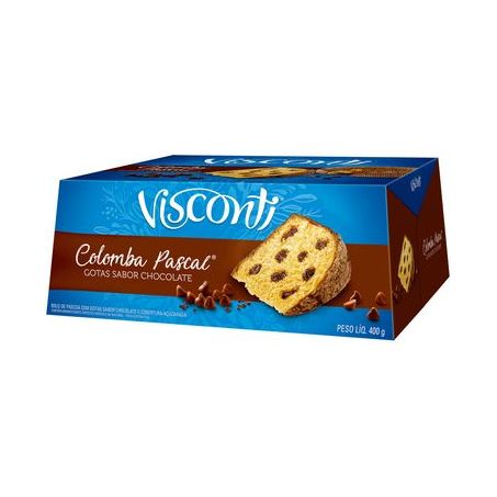 Colomba visconti 650g gotas choc