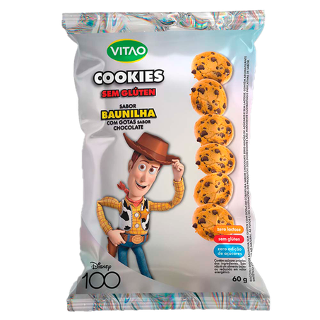 COOKIES VITAO 60G S/GLUTEN DISNEY MORANG