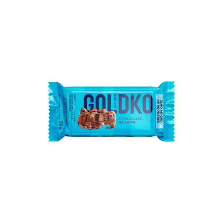 BARRA DE CHOC GOLDKO 20G BRANCO/COOKIES