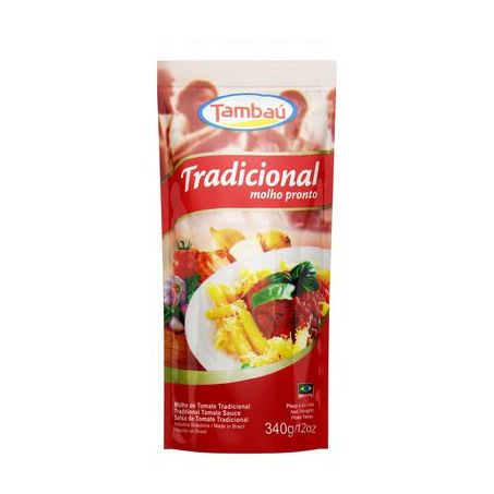 Molho de Tomate Tradicional Tambau Sachê 340G