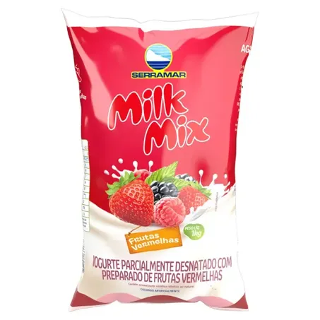 Iogurte Líquido Frutas Vermelhas Milk Mix 1kg