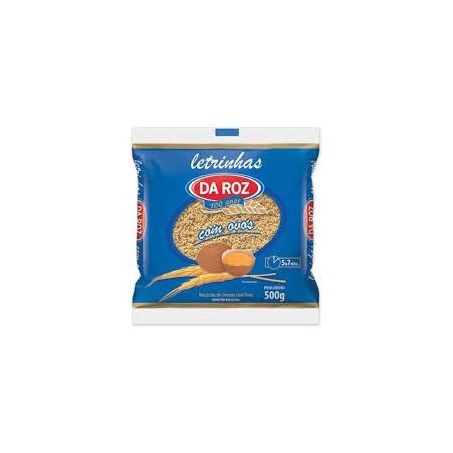 MACARRAO OVOS LETRINHASDA ROZ 500G