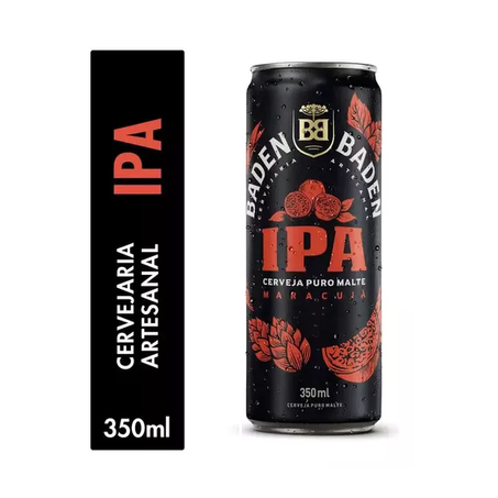 CERVEJA BADEN IPA MARACUJÁ SLIM 350ML