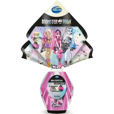 Ovo choc arcor 100g monster high