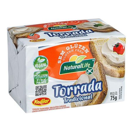 Torrada S/Glúten Naturallife 75g