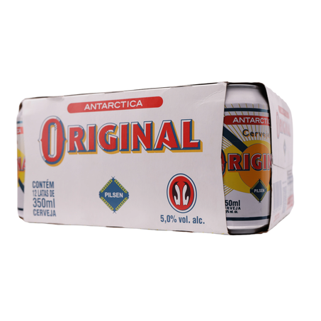 Cerveja antarctica original pilsen 350ml caixa com 12un 360-4