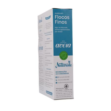Aveia naturale flocos finos 170g 360-42