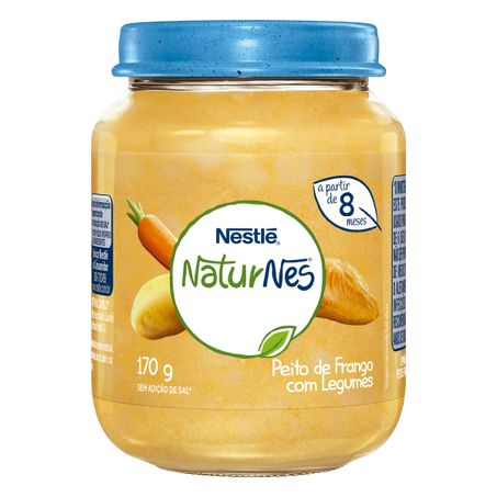 PAPINHA PEITO DE FRANGO COM LEGUMES NESTLÉ NATURNES