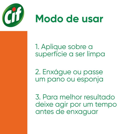Limpador CIF Especialista Cozinha 450 ml Refil Econômico 360-4
