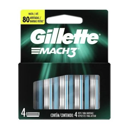 CARGA GILLETTE MACH3 C/4 UN (092187)