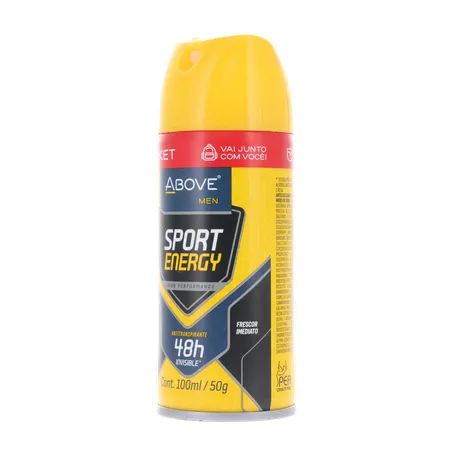 Desodorante above sport energy masculino aerossol 100ml 360-3