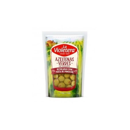 Azeitonas La Violetera 100g Dp Rech C/Pimentao