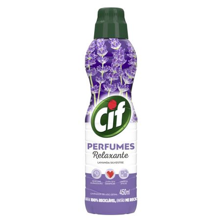 LIMPADOR PERFUMADO RELAXANTE CIF PERFUMES FRASCO 450ML