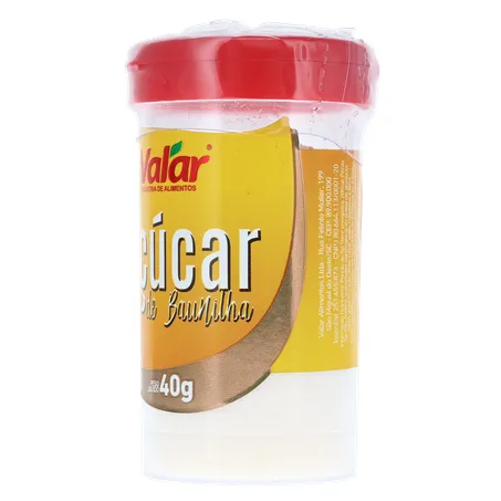 Acucar baunilha valar tubo 40g 360-5