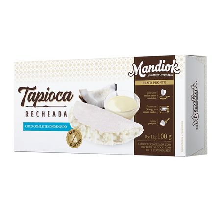 MASSA MANDIOK TAPIOCA COCO/LEITE 100G