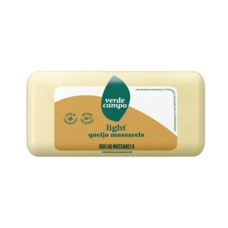 QUEIJO VERDE CAMPO MUSSARELA LIGHT BARRA