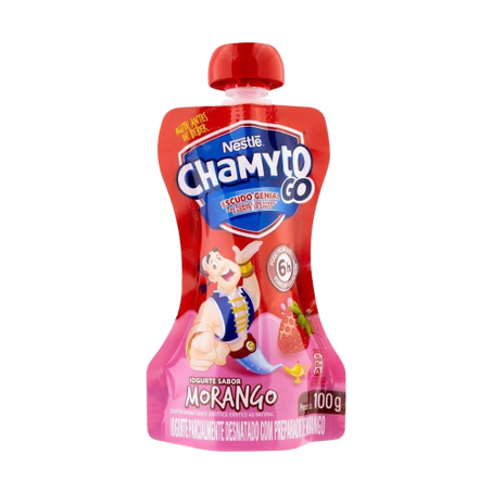 Iogurte chamyto go morango 100g