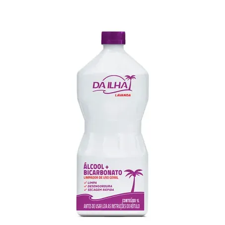 ALCOOL + BICARBONATO DA ILHA 1L LAVANDA