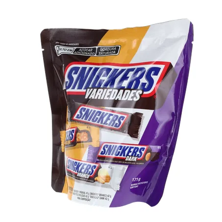 Chocolate Snickers Variedades Pacote 171g 
  360-3